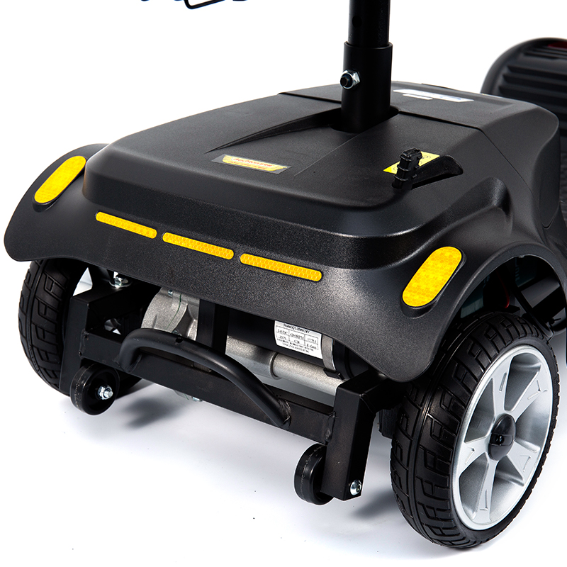 YL-07 Xe tay ga di động chạy bằng điện có thể gập lại 4 bánh có giỏ