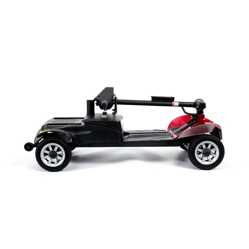 Xe trượt scooter 4 bánh hạng nhẹ YL-02 dành cho người cao tuổi, có ghế xoay 360°