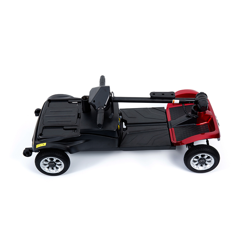 Xe trượt scooter 4 bánh hạng nhẹ YL-02 dành cho người cao tuổi, có ghế xoay 360°