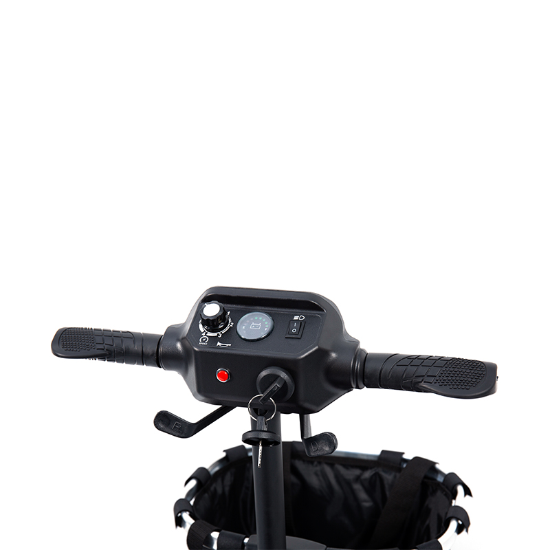 Xe trượt scooter 4 bánh hạng nhẹ YL-02 dành cho người cao tuổi, có ghế xoay 360°