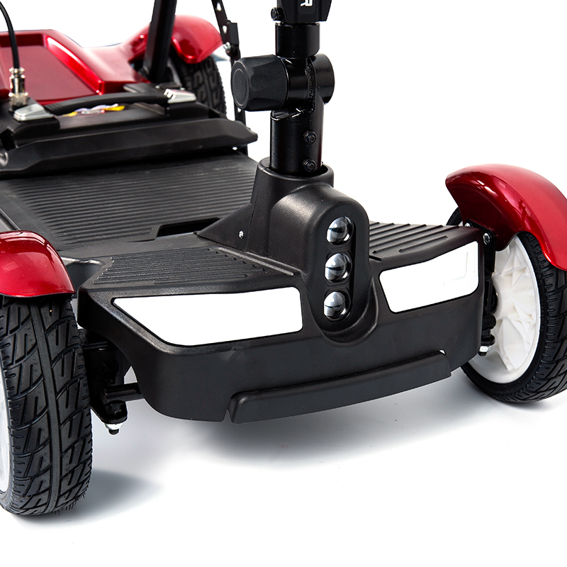 Xe tay ga điện du lịch 4 bánh YL-211 dành cho người cao tuổi có đèn pha LED, giỏ