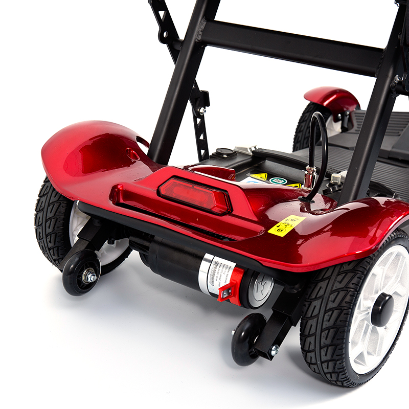 Xe tay ga điện du lịch 4 bánh YL-211 dành cho người cao tuổi có đèn pha LED, giỏ