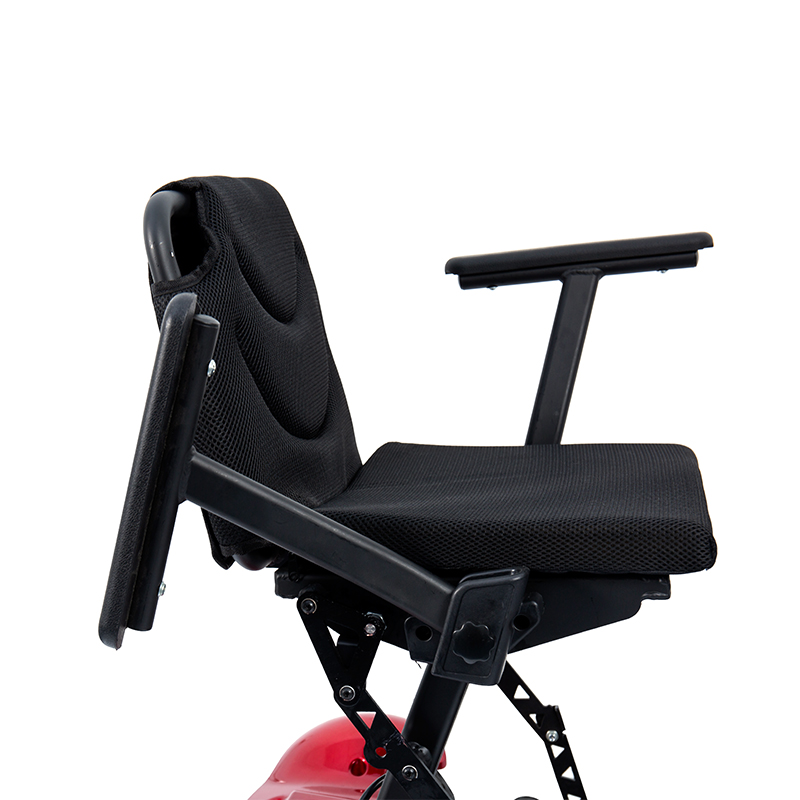 Xe tay ga điện du lịch 4 bánh YL-211 dành cho người cao tuổi có đèn pha LED, giỏ